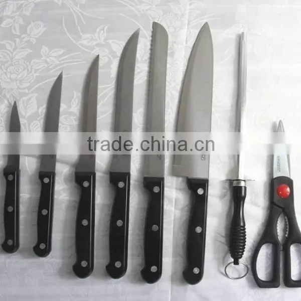 Stock Lot Stock Lot 9pcs Kitchen Knife Set , Kitchen Knives Set, HG150528 Low Price Stock photo-3
