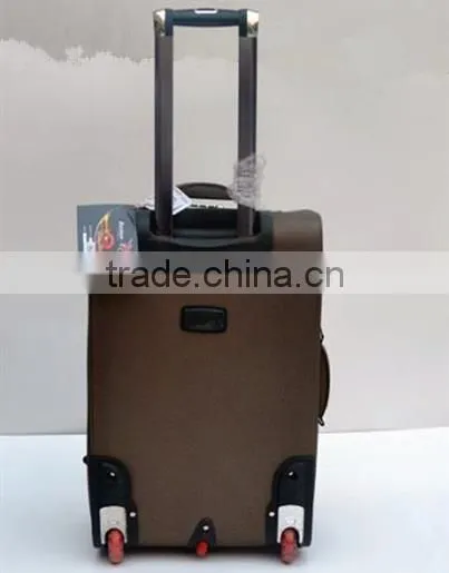 Twill Double-color Brown and Black 4pcs Luggage Set photo-2