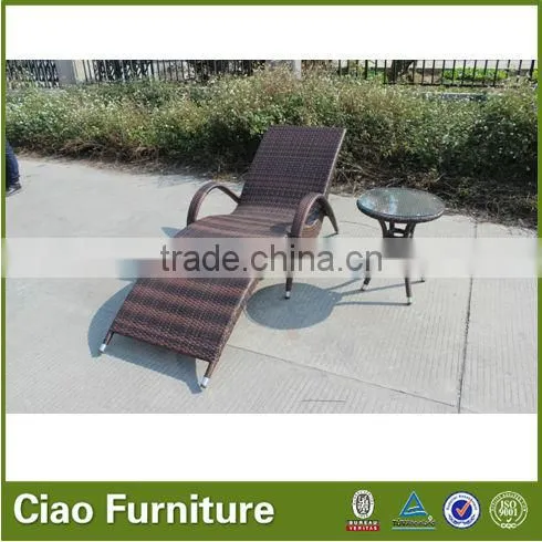 Luxurious Single Dedicated Outdoor Swimming Pool or Beach Lying Bed + Coffee Table photo-4