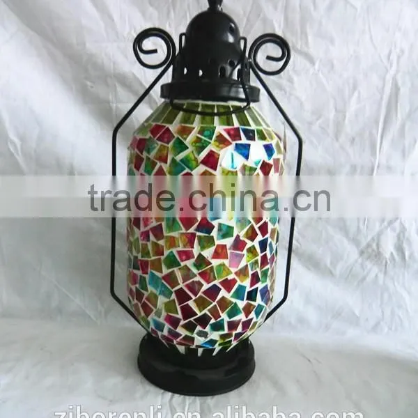 Table Decor Beautiful Mosaic Anniversary Glass Vase photo-4