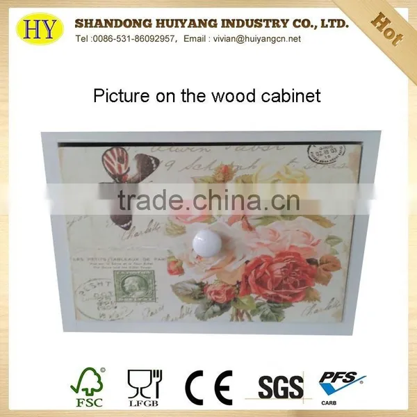 Solid Wood Furniture Living Room Cabinet With 9 Drawers photo-5