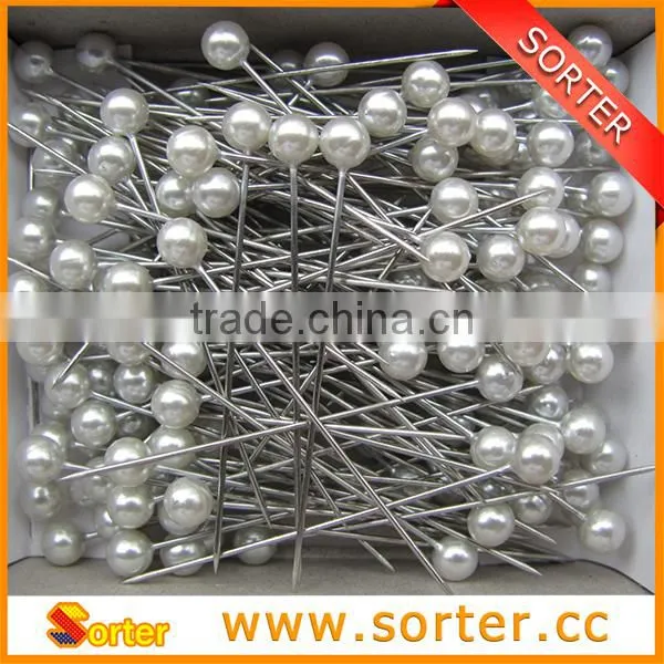 Straight Pearl Head Pin 38*0.6mm 40 Pcs Each Wheel Head Pin photo-2