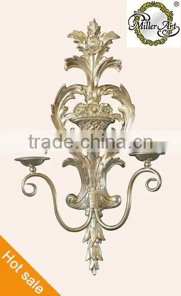Miller Handmade Interior Iron Wall Decorative Candle Holder photo-2