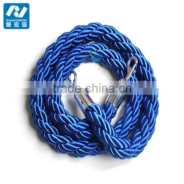 Portable Crowd Control Barrier Rope Queue Twisted Rope Barrier photo-3