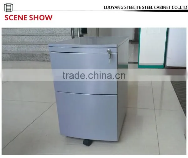 BL-05 Common Under Desks 3 Drawer Locking Mobile Storage Cabinet photo-3
