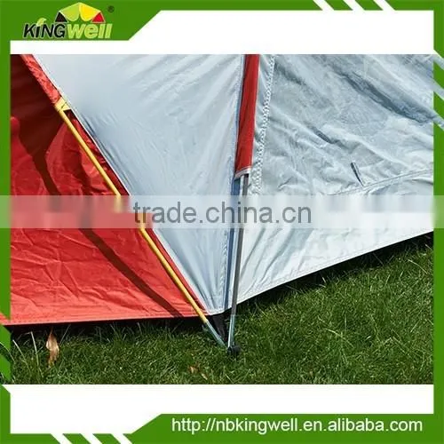 4 Person Double Layer Polyester Camping Family Tent With Fibre Glass Pole photo-3
