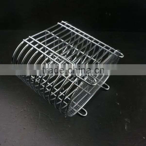 43007 Steel Wire Sink Basket Cutlery Holder Cooking Utensils Storage Kitchen Rack photo-4