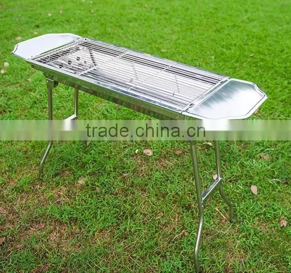 Wholesale Professional Stainless Steel 304 Smokeless Charcoal BBQ Picnic Barbecue Grill Portable photo-2
