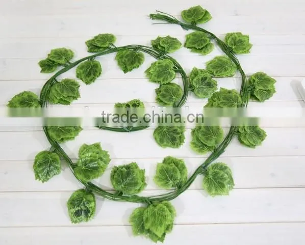 Hot Selling Artificial Grape Leaves Vine 240cm photo-2