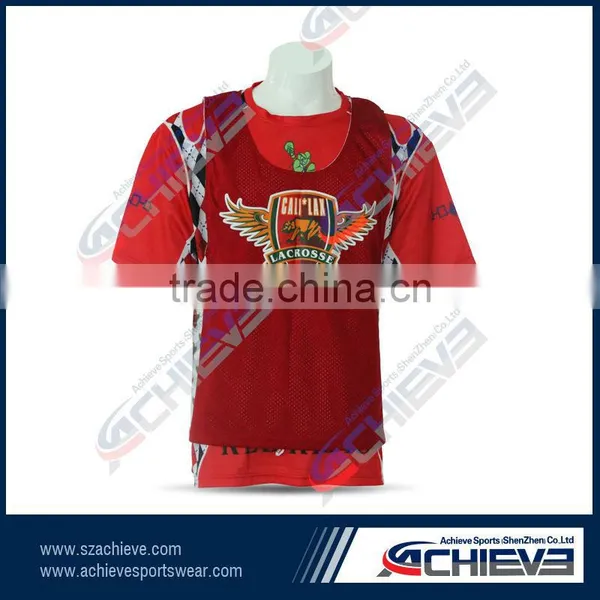 Custom Canada Sublimation Lacrosse Reversible Jerseys,cheap Lacrosse Team Wear,children's School Sportswear