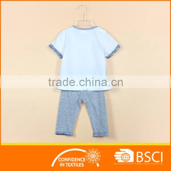 3 Different Color Option Infant Baby Girl Summer Clothing Set photo-2