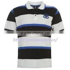Mans Striped Polo Shirts, Short Sleeve, 65poly /35 Cotton photo-2