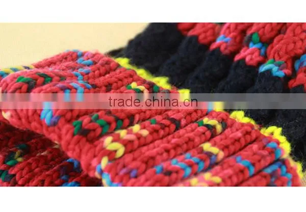 Colorful OEM and ODM Men Cable Cuff Beanie Hat Women Pom photo-2