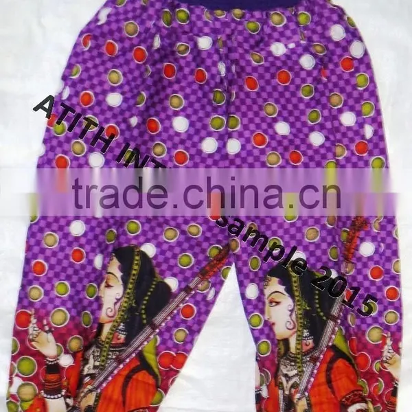 COTTON PRINTED TROUSERS photo-5