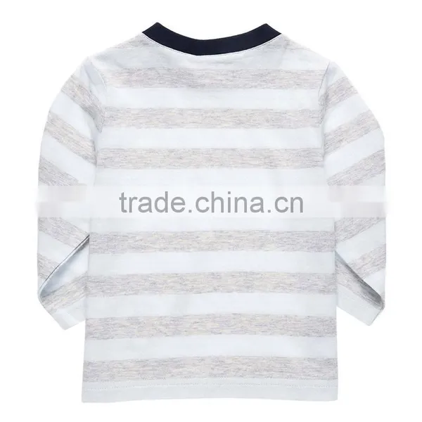 Open Shoulder Organic Cotton Baby Boy t Shirt photo-4