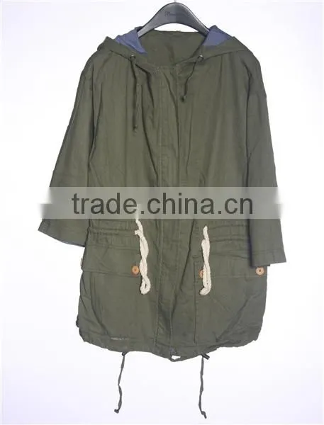 2014-2015 Women-long-coat-turkey Green Women Short Sleeve Jacket photo-5
