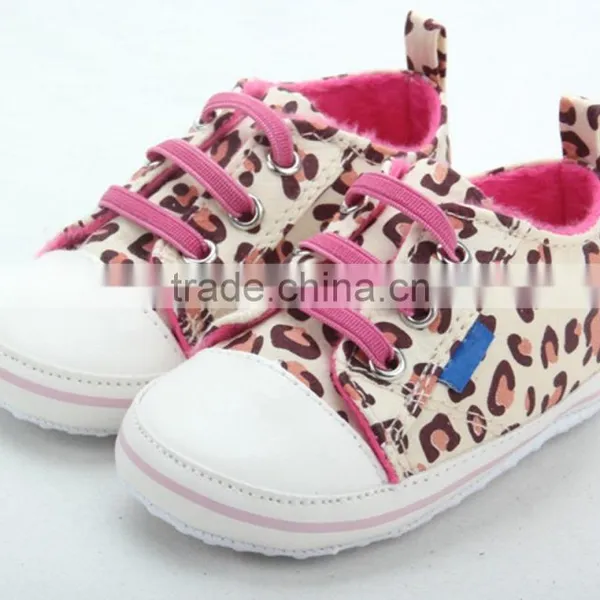 New Famous Brand First Walkers Baby Shoes Newborn Leopard Print Canvas Infant Shoes photo-4