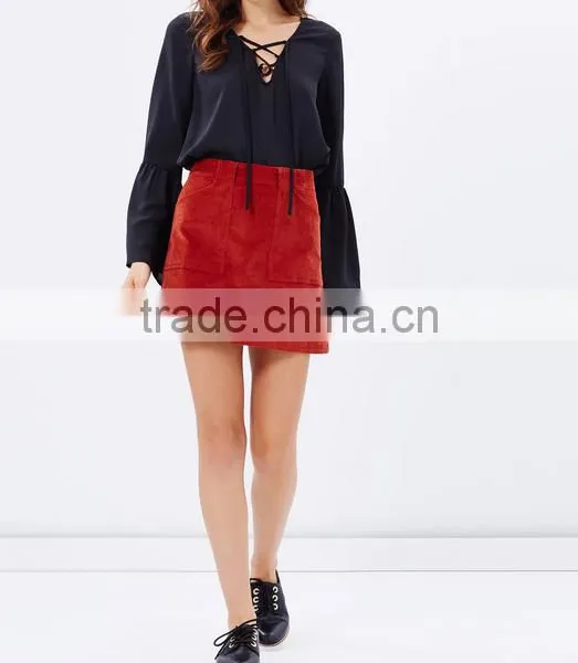 Wholesale Fancy Skirt Top Design Plus Size Clothing Mature Women in Skirt photo-5