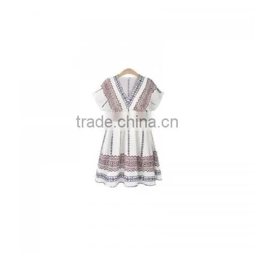 2017 Best Selling Products Cotton Plus Size One-piece Dress Big Pendulum Type Fashion Dress photo-3