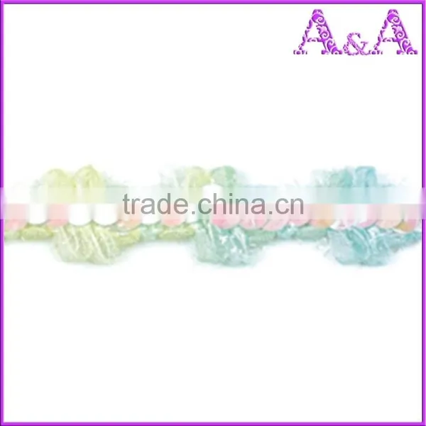 2017 Nice Embroidery Sequin Decorative Lace Trim (YFT-099) photo-5