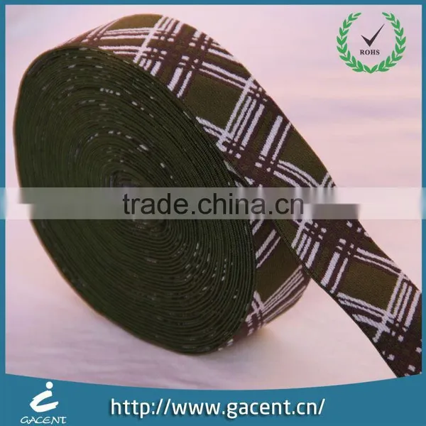 OEM Polyester Flexible Jaquard Logo Woven Elastic Band photo-3