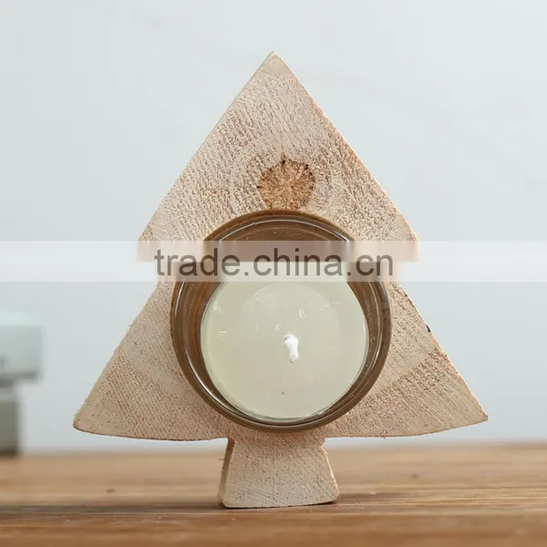 Creative Gifts 2017 Handmade Crafts Cheap Wooden Candle Holder photo-3