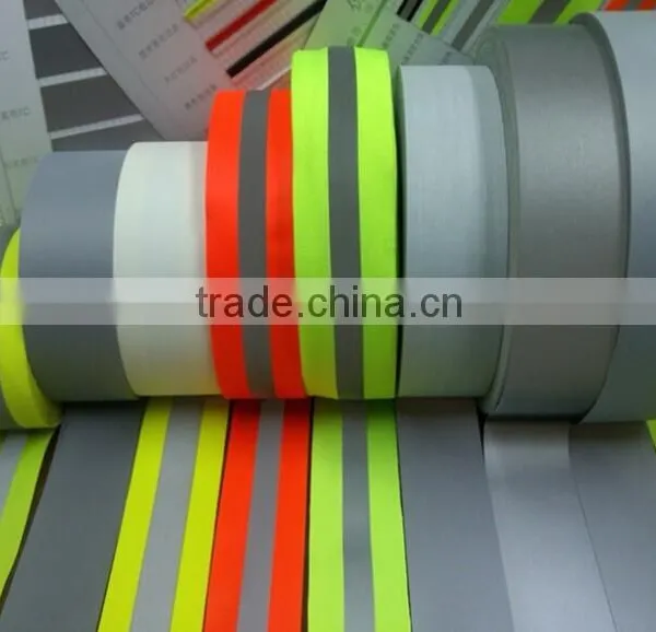 High Visibility EN471silver White Fire Flame Retardant Warning Reflective Fabric Tape photo-2