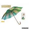 585*8k Wooden Shaft Auto /maual Open Umbrella