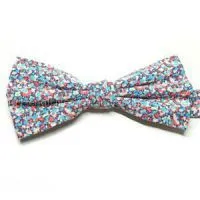 Flower Spot Printing Bow Tie