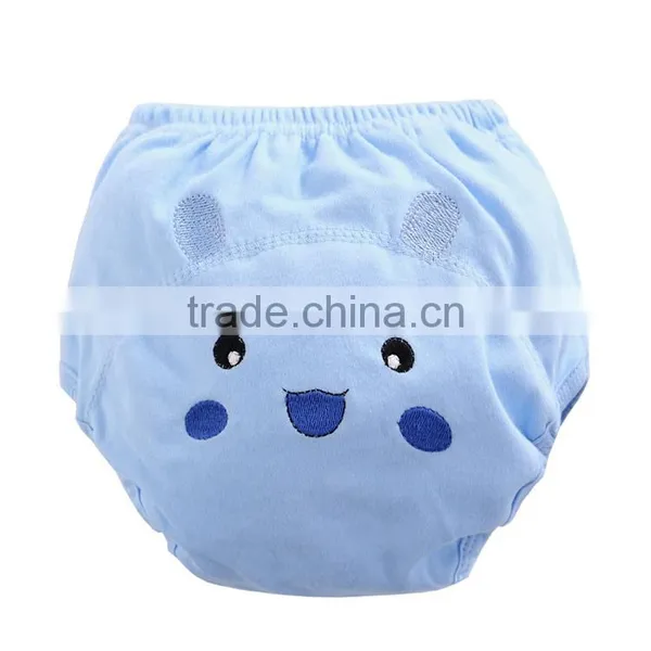 3 Layers Pikachu Style Printed Embroidered Waterproof Washable Pure Cotton Baby Diaper photo-2