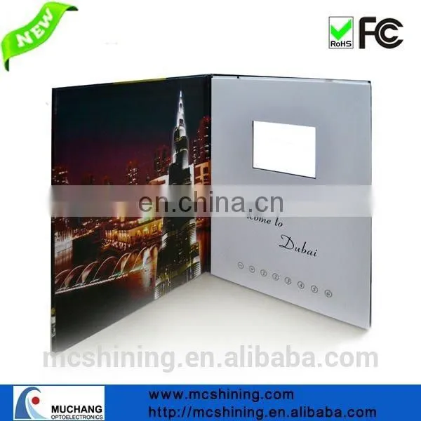 LED Fiber Digital Video Business Card