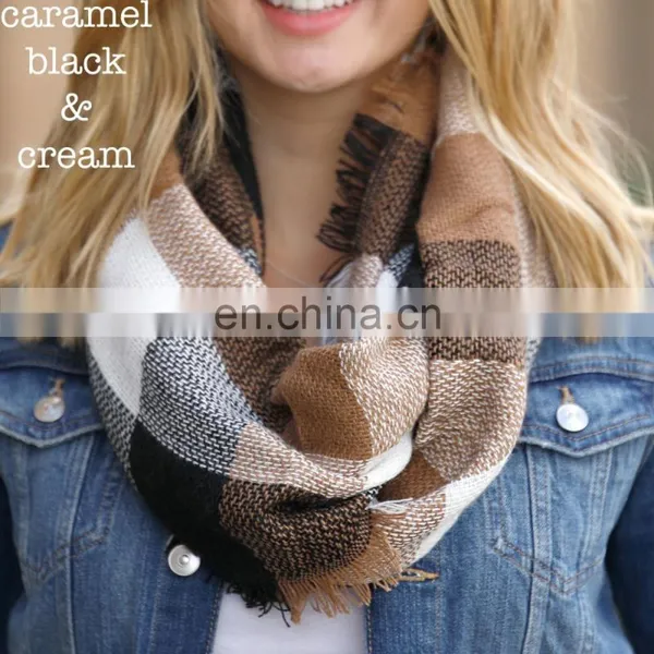 2017 Plaid Blanket Winter Warmer Scarf Christmas Gifts 27 Colors Available photo-2