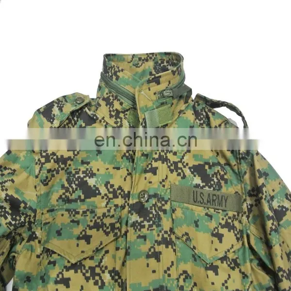 Wholesale Army Woodland Camouflage M65 Parka Jacket photo-4