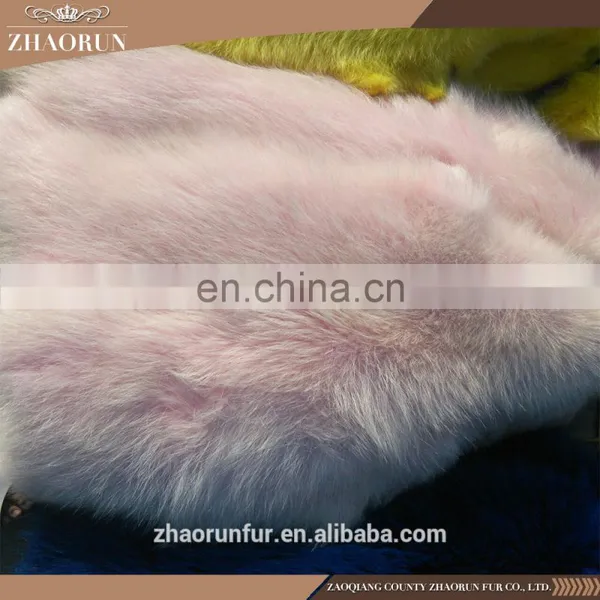 China Factory Price Raccoon Fur Skin / Dyed Fur Pelt photo-6