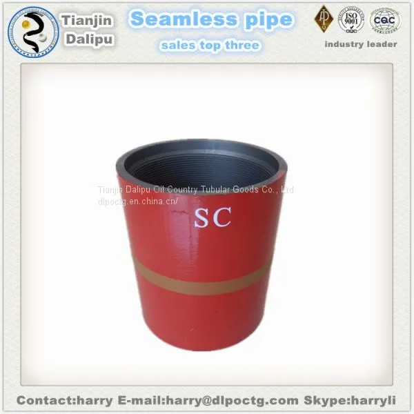 API5B 2 7 8 NU J55 Oil Tubing Coupling Casing Pipe Collar photo-3