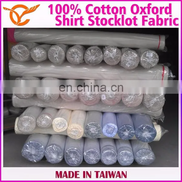 Taiwan Online Shopping Piece Dyed Oxford Stocklot Fabric photo-4