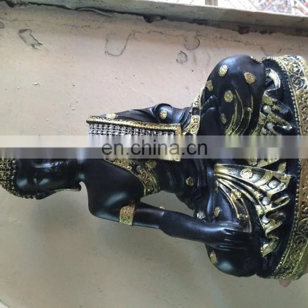 Best Black-Silver Fiber Buddha Idol photo-2