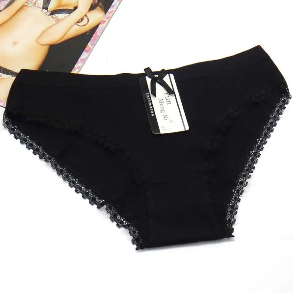 Yun Meng Ni Sexy Underwear Hot Sale Girls Briefs Breathable Cotton Panties For Women photo-5