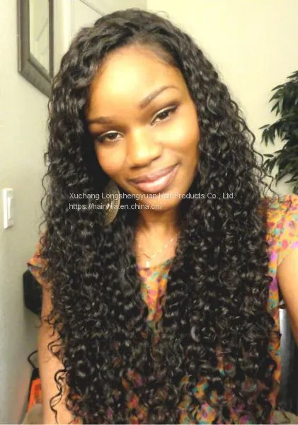 8A Brazilian Deep Wave 4 Bundles Human Virgin Hair Weave HAIRVILLA HAIR photo-5
