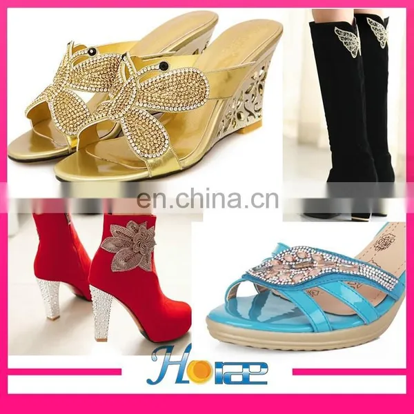 Handmade Lady Sandal Accessories Flip Flop Beads Flower Decoration photo-6