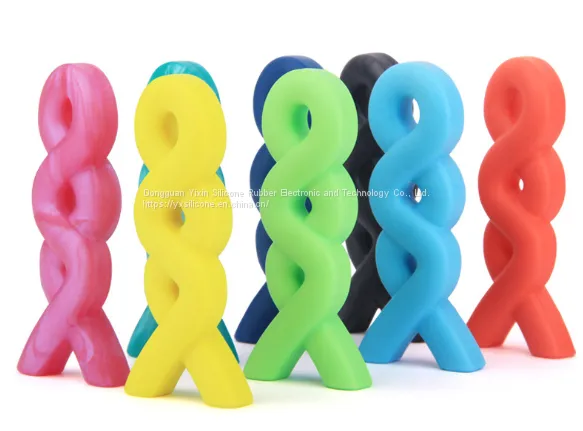 Food grade silicone dental bond toys and necklace pendants for babies to chew