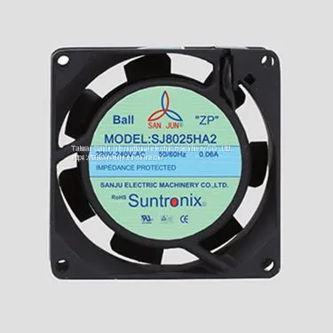 Taiwan Sanju SJ8025HA2-AC Axial Flow Cooling Fan