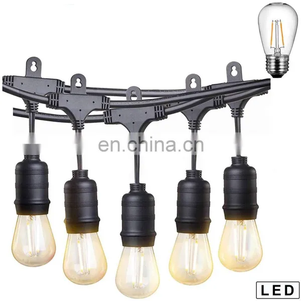 33ft 48ft Great Christmas Light Fight Decorative S14 Led Garden Lighting Waterproof photo-4
