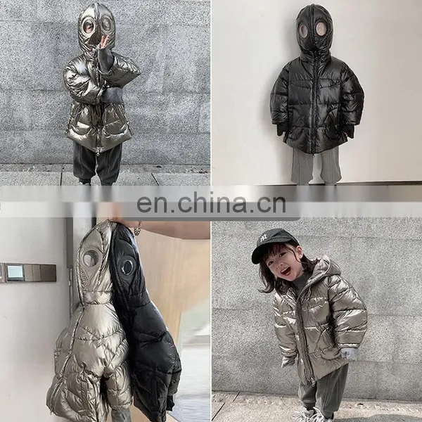6321 Top Quality Baby Clothes Child Windproof Hooded White Duck Down Coat photo-2