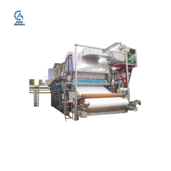 Mills Toilet Paper 4100mm Rice Straw Paper Making Machine Tissue Paper Machine Toilet Roll Making Machines photo-3