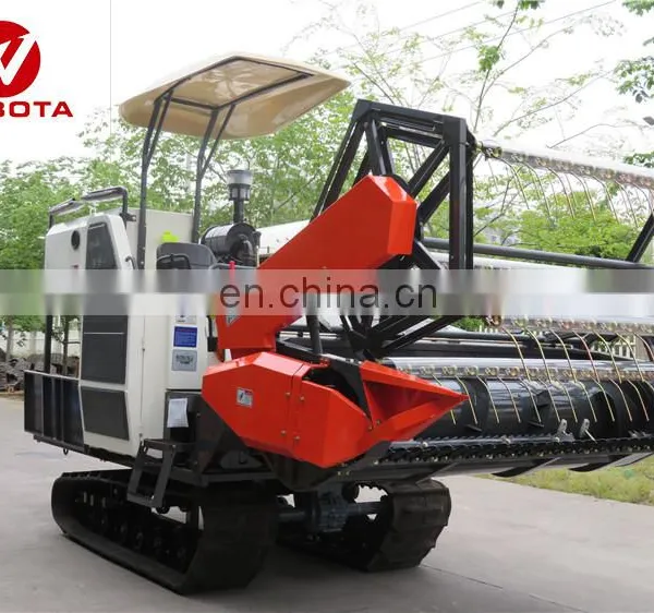 4LZ-4.5 Machinery Paddy Field Use Full Feeding Rice Harvester Combine Harvest Machine photo-4