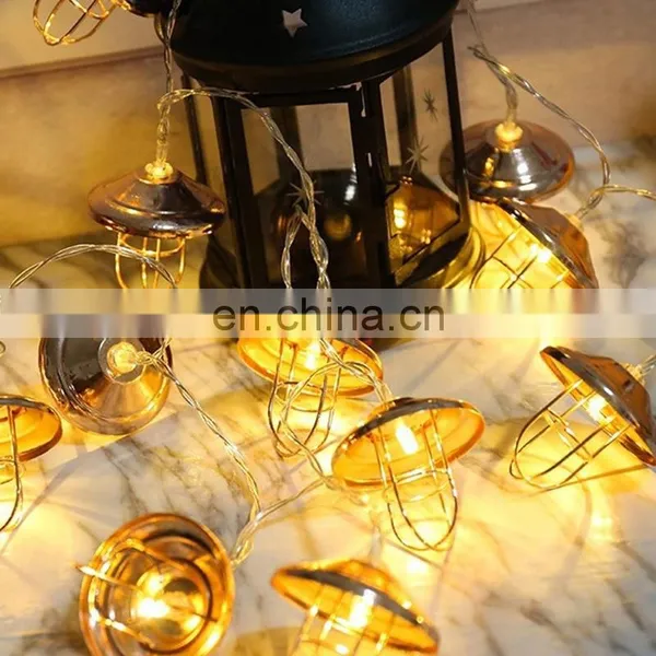 Warm White 10 Led Lantern Mini Kerosene Garden Home Decoration String Lights photo-4