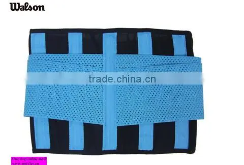 Walson Slim Neoprene Waist Trainer Belt Support Blue and Orrange Color Waist Trainer Fajas photo-4