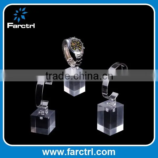 Clear Acrylic Bracelet Watch Display Holder Stand in Retail Shop photo-2