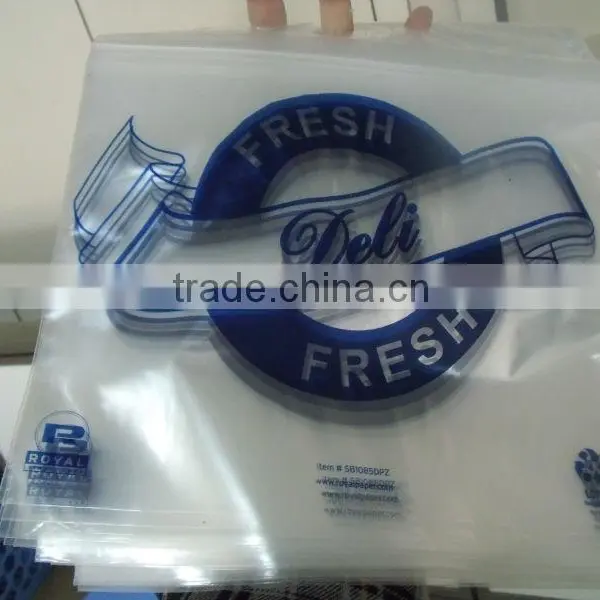 Fast Food Saddle Zipper Top Bags for Fresh Deli Ziplock Bags Resealable Bags Plastic Food Bags photo-6